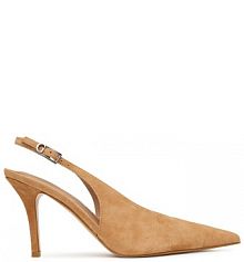 Szpilki Guess brązowe