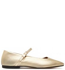 Baleriny Tommy Hilfiger złote