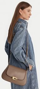 Torebka listonoszka Calvin Klein beżowa