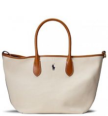 Torebka Polo Ralph Lauren beżowa