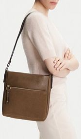 Torebka listonoszka Lasocki brązowa