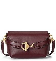 Torebka listonoszka LAUREN RALPH LAUREN bordowy