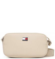 Torebka listonoszka Tommy Jeans beżowa