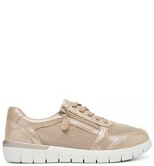 Sneakersy Caprice złote damskie