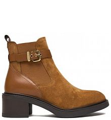 Botki na obcasie U.S. Polo Assn. brązowe