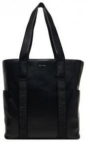 Torebka shopperka Calvin Klein czarna