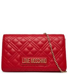 Torebka wieczorowa LOVE MOSCHINO czerwona