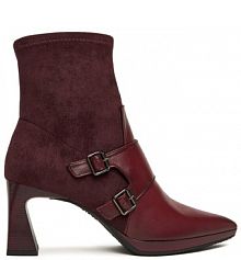 Botki Hispanitas bordowy damskie