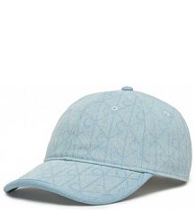 Czapka z daszkiem Calvin Klein błękitny damska