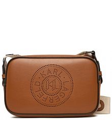 Torebka listonoszka KARL LAGERFELD brązowa