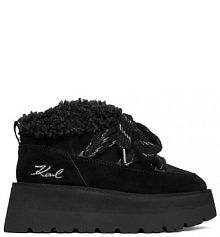 Śniegowce KARL LAGERFELD czarne damskie