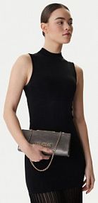 Torebka wieczorowa LOVE MOSCHINO szara