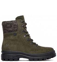 Botki Rieker zielone damskie