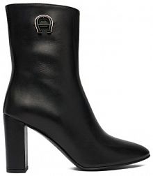 Botki na obcasie Aigner czarne