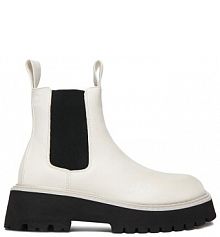 Botki DeeZee białe damskie