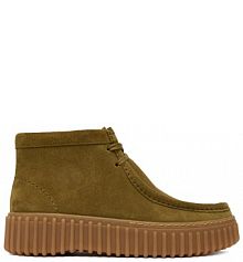 Botki Clarks khaki damskie