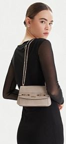 Torebka wieczorowa Guess beżowa