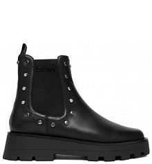 Botki DKNY czarne damskie