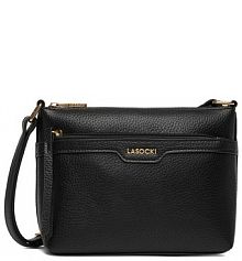 Torebka listonoszka Lasocki czarna