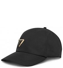 Czapka z daszkiem Guess czarna damska