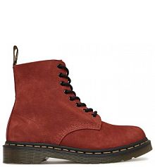 Trapery Dr. Martens czerwone damskie