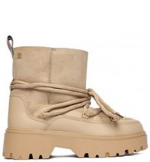 Śniegowce Tommy Hilfiger beżowe damskie