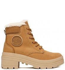 Botki Palladium brązowe damskie