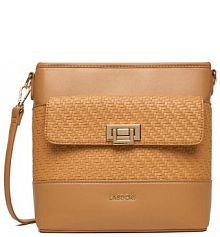 Torebka listonoszka Lasocki brązowa