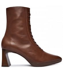 Botki na obcasie Hispanitas brązowe