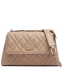 Torebka listonoszka Guess beżowa