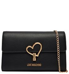 Torebka wieczorowa LOVE MOSCHINO czarna