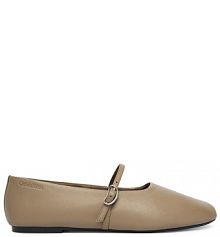 Baleriny Calvin Klein brązowe