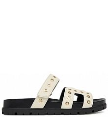 Klapki Guess écru damskie