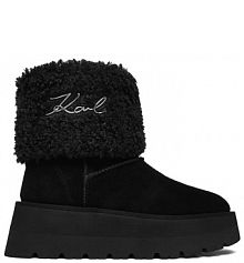 Śniegowce KARL LAGERFELD czarne damskie