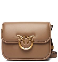 Torebka listonoszka PINKO brązowa