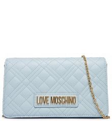 Torebka wieczorowa LOVE MOSCHINO błękitny