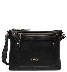 Torebka listonoszka Lasocki czarna