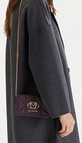 Torebka wieczorowa LOVE MOSCHINO fioletowa