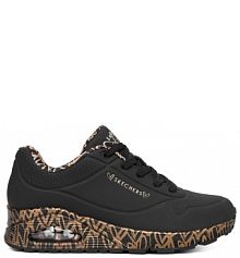 Sneakersy Skechers czarne damskie