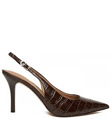 Szpilki Guess brązowe