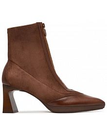 Botki na obcasie Hispanitas brązowe