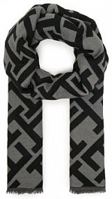 Szalik Tommy Hilfiger czarny damski