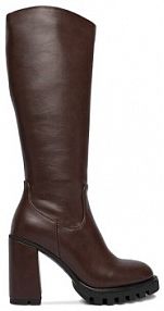 Klapki eleganckie Nine West brązowe