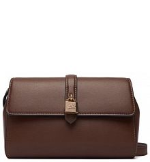 Torebka listonoszka KARL LAGERFELD brązowa