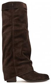 Klapki eleganckie Nokwol brązowe