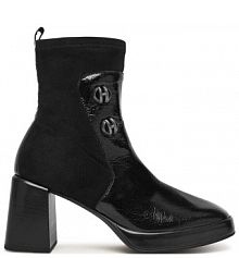 Botki na obcasie Hispanitas czarne