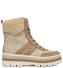 Botki Rieker beżowe damskie