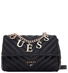 Torebka listonoszka Guess czarna
