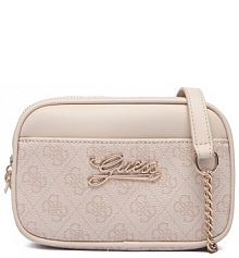Torebka listonoszka Guess beżowa