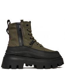 Botki Palladium zielone damskie